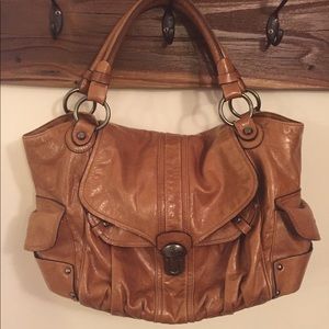 Brown Leather Bag | Francesco Biasia